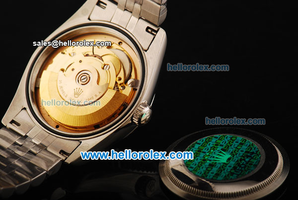 Rolex Day-Date Swiss ETA 2836 Automatic Movement Diamond Dial with Diamond Bezel and Diamond Strap - Click Image to Close